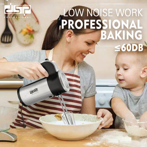 เครื่องตีไข่ไฟฟ้ามือถือ DSP Professional 500W 5 ระดับความเร็ว ตัวเครื่องสแตนเลส สำหรับทำเบเกอรี่ ตีครีม - Product Image 2
