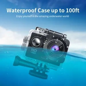 कस्टम जाओ प्रो खेल कैम 1080p Hd लेंस हेलमेट के लिए पानी के नीचे Appareil फोटो कार्रवाई और खेल कैमरा निविड़ अंधकार कैमरा
