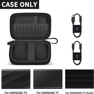 Ổ Cứng Di Động Lưu Trữ Trường Hợp Đối Với Samsung T9/T7/T7 Lá Chắn Di Động <span class=keywords><strong>SSD</strong></span> Trường Hợp Cứng Lưu Trữ Du Lịch Mang Cáp USB Tổ Chức - Product Image 6