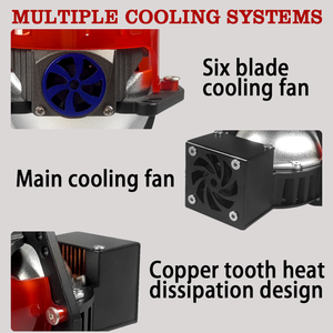 Carolyn โปรเจกเตอร์เลเซอร์แอลอีดี30000LM 3นิ้ว80วัตต์สว่างพิเศษพร้อมรุ่น6000K อุณหภูมิสีกอล์ฟ - Product Image 5