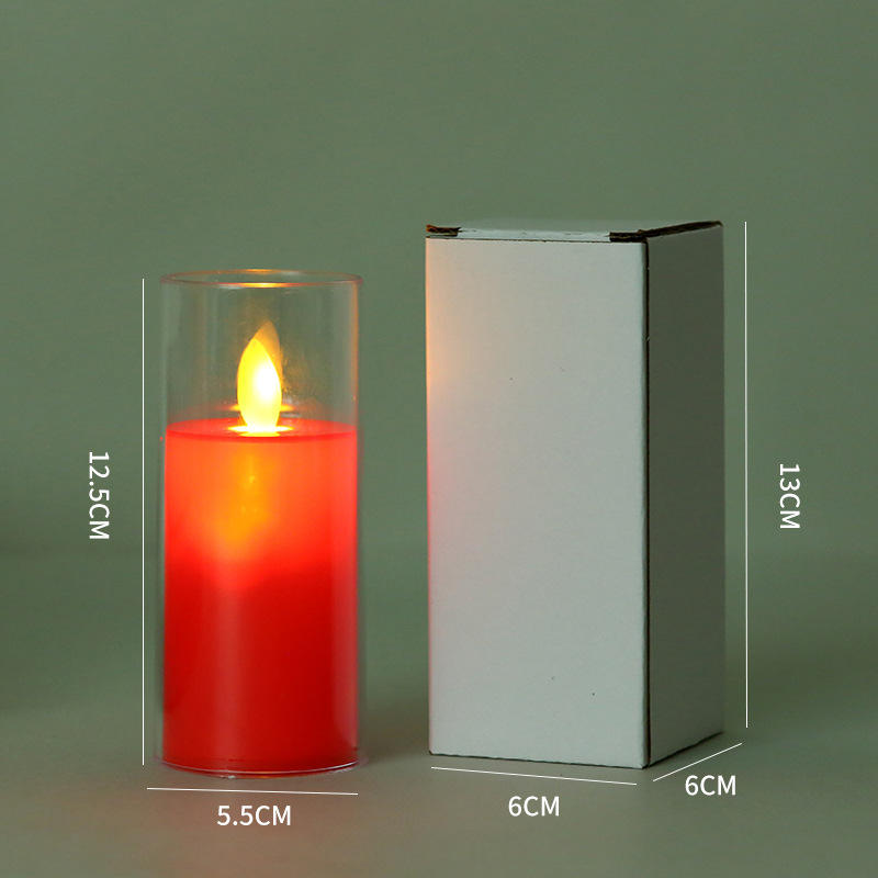 Red swing flame 5.5*12.5 (containing electronics)