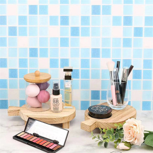 Wooden kitchen storage rack, creative bathroom wooden <b>soap</b> organizer, desktop cosmetic organizer - Product Image 3
