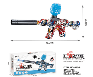 Pistolet à eau électrique Booster 535-8 en plastique pour garçons, jeux en plein air - Product Image 1