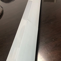 Lampu Linear Persegi Lebar 70mm, Dapat Disambung Cepat, untuk Penerangan Kantor, Sistem LED Komersial dengan Sambungan Tanpa Celah