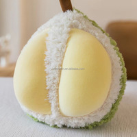 Aangepaste Cartoon Nieuwe Goedkope Zachte Pop Realistische Fruit Ananas Groente Fruit Aardbei Sinaasappel Knuffels Speelgoed Figuur-grijpend Pluche Speelgoed