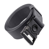 Ceinture tactique multifonctionnelle résistante à l'usure pour hommes, ceinture en nylon avec boucle à dégagement rapide robuste, résistante à l'usure