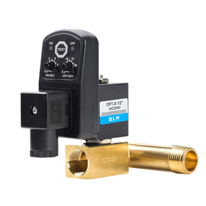 วาล์วระบายน้ำโซลินอยด์ BLW OPT-A 1/2 นิ้ว AC 220V พร้อมตัวตั้งเวลาอัตโนมัติ รับประกัน 3 ปี สำหรับเครื่องแยกน้ำในเครื่องอัดอากาศ - Product Image 1