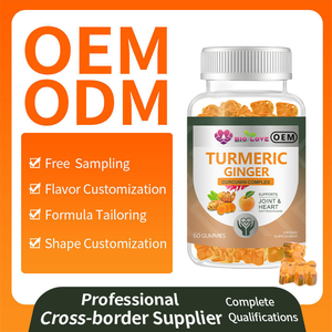 Gummies de curcuma et de <span class=keywords><strong>gingembre</strong></span> en gros, marque privée OEM, avec poivre noir, stimulant immunitaire, antioxydant, complément alimentaire, <span class=keywords><strong>bonbons</strong></span> - Product Image 6