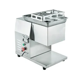 Cortador de legumes tq400 xinleshang, máquina cortadora de carne feita 750w com placa dupla