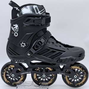 Patins à roulettes à trois roues pour adultes, pour la course en ligne sur route/piste - Product Image 2