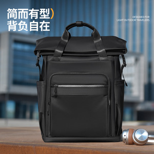 Men's <b>Backpack</b> Business Laptop Bag 14 Inches Large Capacity Commuting For Youth Everyday Use - Product Image 1