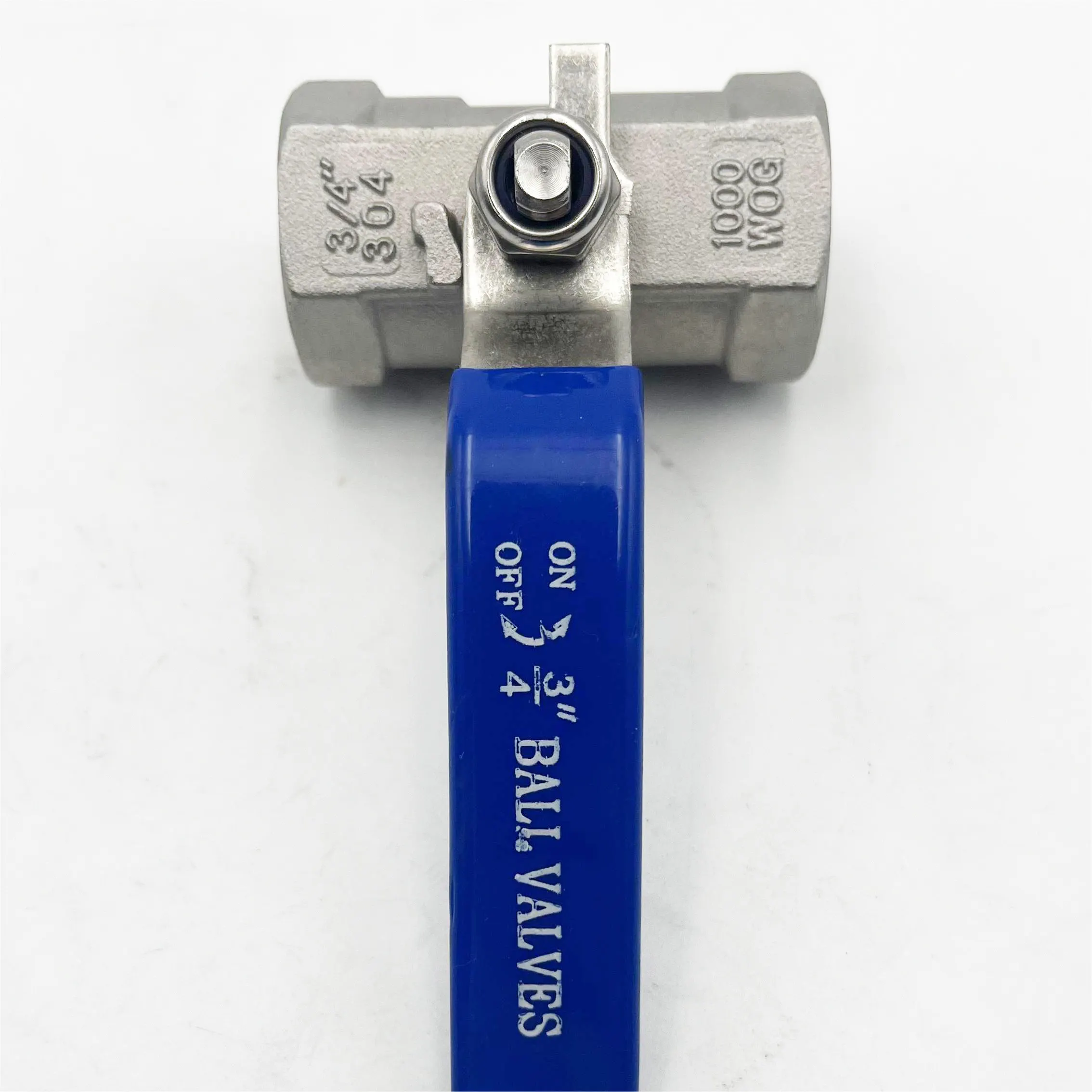 SS304 316 Stainless Steel One Piece Ball Valve Manual Female Thread Valve On-Off