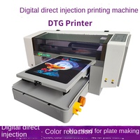 Nouvelle machine d'impression numérique textile à injection directe DTF automatique multicolore à circulation pour T-shirts et toiles – Imprimante haute performance