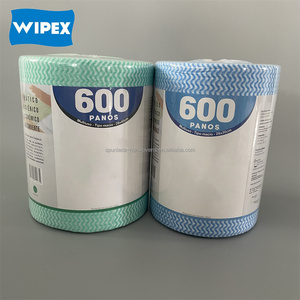 300m Brésil Pano Multiuso 28cm * 50cm * 600pcs Rouleau de nettoyage de cuisine pour le <span class=keywords><strong>marché</strong></span> brésilien - Product Image 5