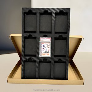 Hộp trưng bày thẻ thể thao được xếp hạng tùy chỉnh, hộp bảo vệ bằng xốp EVA, hộp đựng thẻ thể thao bóng đá PSA để trưng bày trên tường - Product Image 2