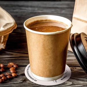 TIKE Cheap Custom Round Absorbent Paper Cup <strong>coaster</strong> Custom Paper <strong>Coasters</strong> with logo for <strong>Drinks</strong> Custom Thick Paper <strong>Coasters</strong> - Product Image 3