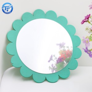 <span class=keywords><strong>Espejo</strong></span> Acrílico con Forma de Flor, <span class=keywords><strong>Espejo</strong></span> Decorativo de Mesa para Habitación Infantil - Product Image 1
