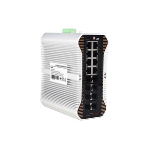 Commutateurs réseau gérés L2+ avec 8 ports PoE 10/100/1000M + 8 ports SFP Uplink 100/1000M en fibre optique, commutateur PoE industriel pour la vidéosurveillance - Product Image 3