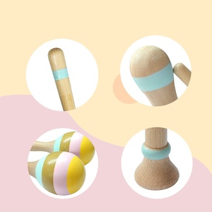 Wholesale Wooden Percussion <b>Instrument</b> Set With Xylophone Maraca Piccolo Flute Sound Tube For Kids <b>Music</b> Education And Play - Product Image 6