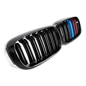 ตะแกรงตะแกรงกันชนคู่สี <span class=keywords><strong>M</strong></span> สำหรับ X5 BMW X6 bumper Grill ABS คุณภาพสูงกรุณาย่างสำหรับ BMW F15 F16 X5M 2015-2018 - Product Image 3
