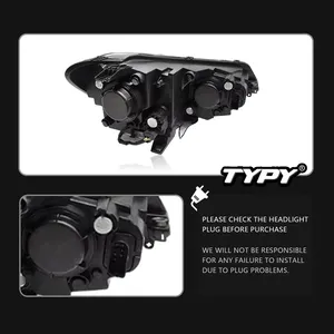TYPY 12V 6000K <b>LED</b> <b>Headlight</b> Kit for VW Touran 2016-2022 with DRL & Dynamic Turn Signal Upgrade - Product Image 2