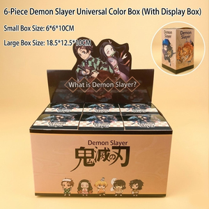 Set di 6 Action Figure in PVC di <span class=keywords><strong>Demon</strong></span> <span class=keywords><strong>Slayer</strong></span>, <span class=keywords><strong>Personaggi</strong></span> Anime in Scatola Misteriosa con Espositore - Product Image 2