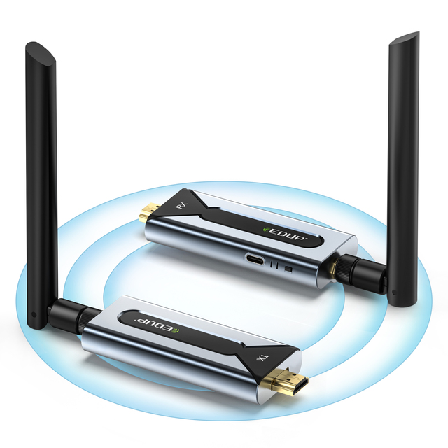 EDUP High Performance 150 Meters Screen Mirroring Device Wireless 1080P Video Transmitter and Receiver