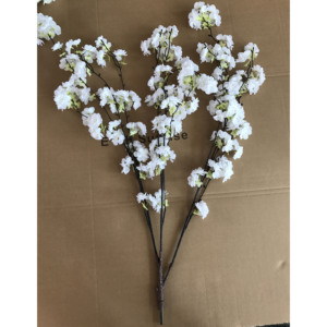 <span class=keywords><strong>Nuage</strong></span> de fleurs de cerisier blanc comme décor romantique de luxe de lumière d'<span class=keywords><strong>arbre</strong></span> artificiel pour le salon de mariage - Product Image 2