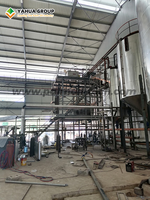 Nouvelle ligne de production de raffinerie d'huile de palme avec cuve de clarification et étang, machine de cuisson, en acier inoxydable, 1000 kg/h