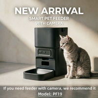 Distributeur automatique de nourriture pour chiens et chats avec contrôle par application mobile WiFi, design portable en acier inoxydable, capacité de 6 L, système d'alimentation automatique