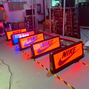 โฆษณารถ IP65 P2.5กันน้ำสีเต็มรูปแบบจอแท็กซี่สองด้านบน LED <span class=keywords><strong>Adobe</strong></span> RGB 98% WIFI 4G GPS USB - Product Image 2