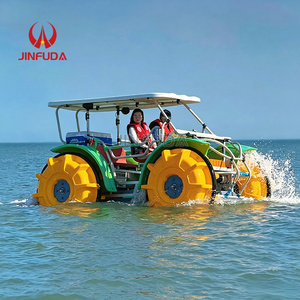 Quad Eléctrico Comercial Anfibio con Ruedas Grandes de HDPE, Impermeable, de Doble Uso (Agua y Tierra), Vehículo Turístico para Zonas Turísticas - Product Image 1