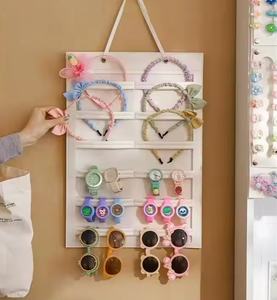 Cheap Price <b>Earring</b> Storage Hanging Bag Felt Hair Accessories Brooch Collection Storage <b>Holder</b> Wall Hanging Bag - Product Image 6