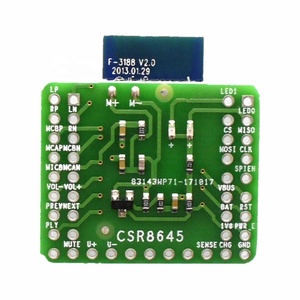 CSR8645 V4.1 Módulo de <span class=keywords><strong>Audio</strong></span> <span class=keywords><strong>Bluetooth</strong></span> de baja potencia APTX Altavoz de compresión sin pérdidas Amplificador Placa adaptadora de soldadura - Product Image 2
