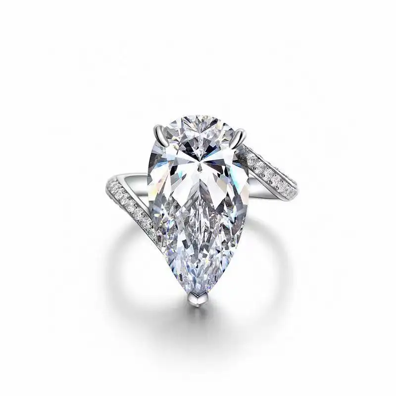 18k gold ring woman jewelry fashion wholesale USA gold plated paved diamond ring