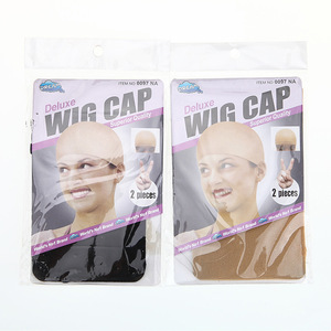 DREAM Deluxe <b>Wig</b> Cap Black Beige 2 Pieces Elastic Mesh Cap For <b>Wigs</b> - Product Image 1