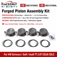 Kit de pistons forgés RACEORLY 06D107066S 4032 1.2+1.5+2.0 82.5mm 700HP pour VW Scirocco Audi TTS CDLB CDLC