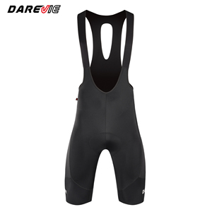 <span class=keywords><strong>Pantaloncini</strong></span> da Ciclismo Darevie Neri Resistenti all'Abrasione, con Imbottitura Italiana in Gel, per Uomo - Product Image 2