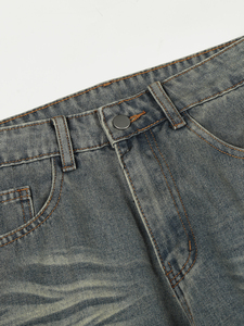 <span class=keywords><strong>Jean</strong></span> cargo <span class=keywords><strong>homme</strong></span> tendance taille mi-haute, doux, grande taille, coloré, imperméable et délavé - Product Image 6