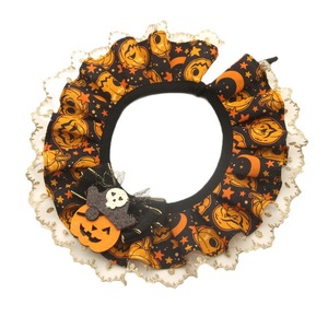 Nuevo Collar para Perro de Halloween con Estampado de Dibujos Animados de Algodón, Ajustable, con Cintas - Product Image 5