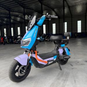 Fast Colorful Urban E-<strong>Scooter</strong> ASHUN <strong>DRAGON</strong> - 40-60km Range, Front Basket, Disc Brake | Adult <strong>Electric</strong> Commuter Vehicle - Product Image 4