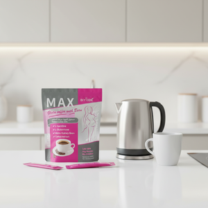 Luxe <span class=keywords><strong>Max</strong></span> Curve Slim Caffè con L-Glutatione e Collagene, Gusto Neutro, Confezione in Bustina, Integratori Alimentari, Grado Alimentare, Brucia Grassi - Product Image 4