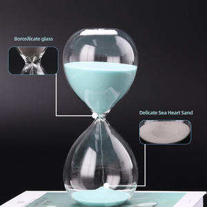 นาฬิกาทรายแก้วแบบกำหนดเอง 30 นาที 60 นาที สำหรับตกแต่งบ้าน นาฬิกาทรายคริสตัล ขวดทรายจับเวลา - Product Image 4