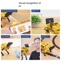 ESP32 cuadrúpedo Robot Dog/MechDog inteligente AI Visual Bionic Robotics Kit para educación Python programación gráfica