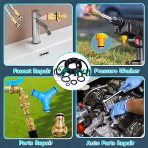 Vente en gros Kit de joints toriques en <span class=keywords><strong>caoutchouc</strong></span> Silicone FKM EPDM NBR HNBR <span class=keywords><strong>joint</strong></span> <span class=keywords><strong>plat</strong></span> anti-poussière personnalisé pour <span class=keywords><strong>plomberie</strong></span> hydraulique automobile - Product Image 5
