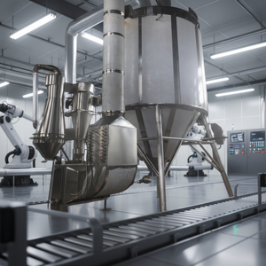 Nouveau sécheur par pulvérisation centrifuge haute vitesse LPG-100 avec prix compétitif et pompe pour engrais à base d'acides aminés, matériau SUS316/SUS304 - Product Image 2