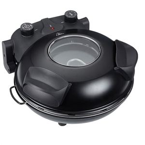 Horno <span class=keywords><strong>de</strong></span> <span class=keywords><strong>Pizza</strong></span> Eléctrico <span class=keywords><strong>de</strong></span> 12 Pulgadas para Encimera, con Piedra Cerámica, Color Rojo, con Soporte en Francés para Uso Doméstico - Product Image 4