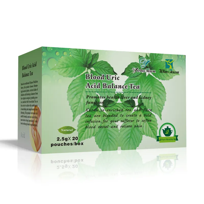 Herbal Tea Gout Uric Acid Blood Uric Acid Balance Tea Wins Town Chinese Health Dry Wuhan with 3 Years Shelf Life FLAVORED Tea