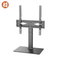 Support de télévision en acier allié Khcoohoo ODM OEM avec rotation à 360°, inclinaison de 45° et réglage de la hauteur pour la maison et le bureau