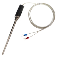 Sensor de temperatura WRN/, sonda de horno, termopar tipo E tipo K, Detector de temperatura de resistencia PT100